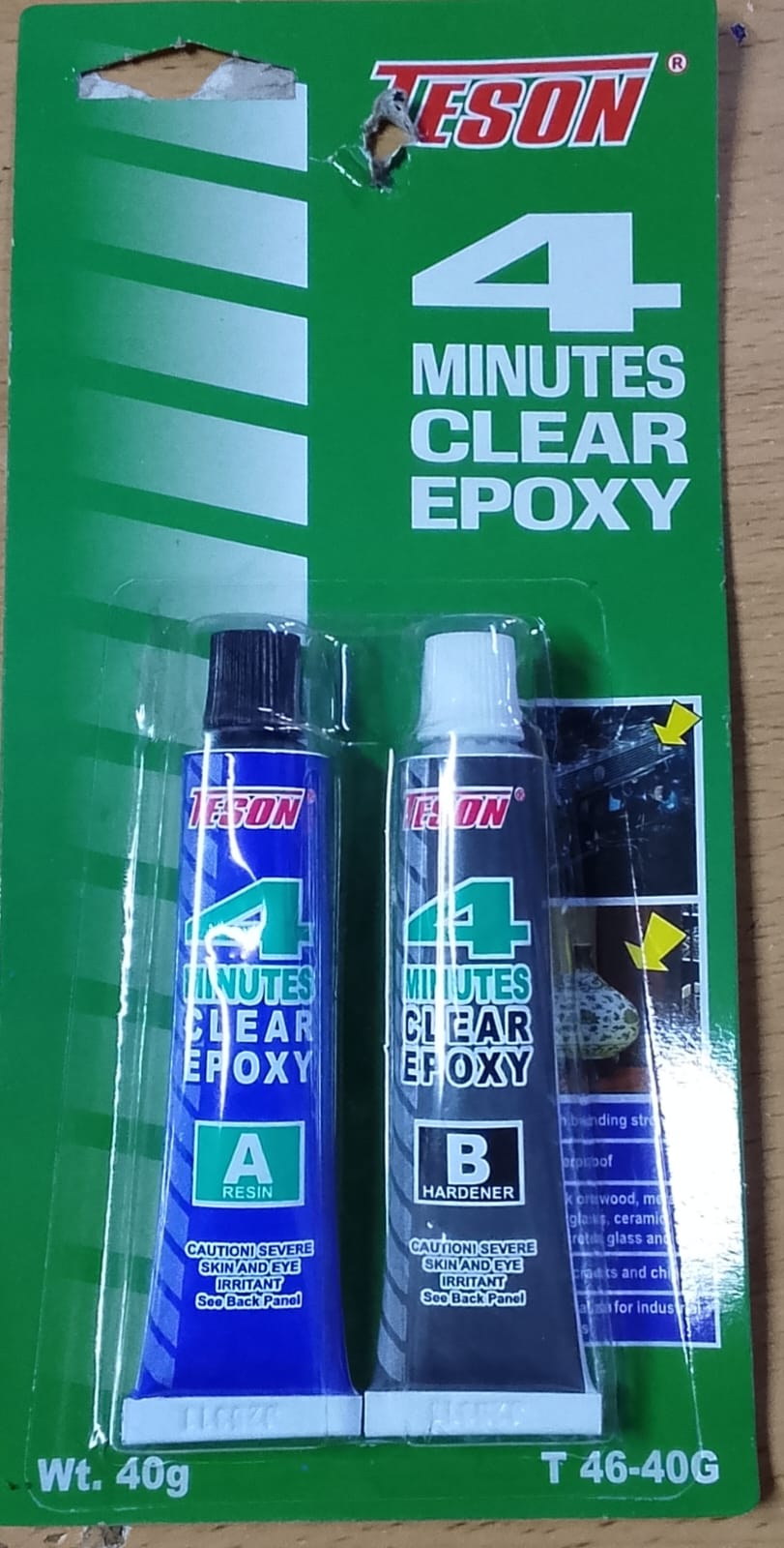 4 MIN CLEAR EPOXY ARODITE
